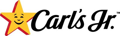 Carl’s Jr. logo featuring a yellow star with a smiling face on the left, next to the words “Carl’s Jr.” in black stylized script, celebrates students through the Carl's Jr. National Scholarship program.